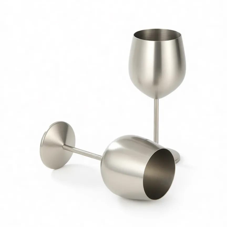 16oz Shatterproof 304 Stainless Steel Wine Glass Goblet