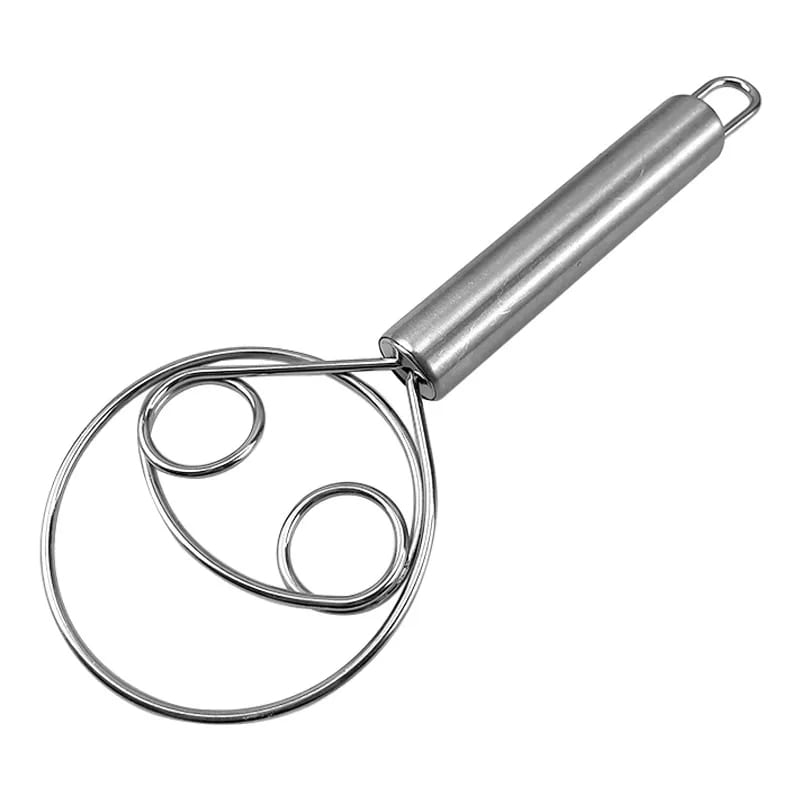 8 Inch Stainless Steel Danish Dough Whisk Bread Mixer Tool — image 1 of 1