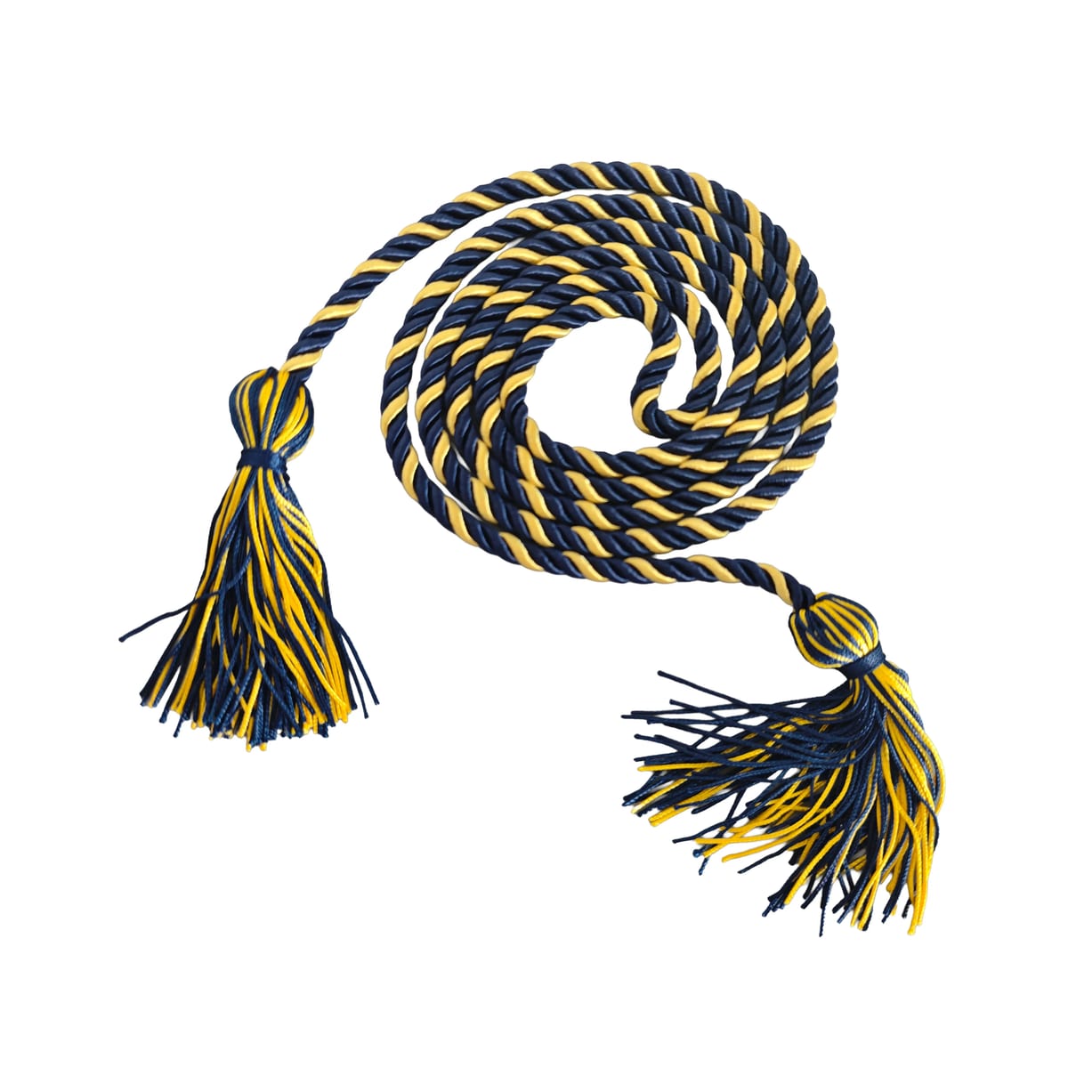 Braided Two-Tone Academic Graduation Honor Cord Regalia