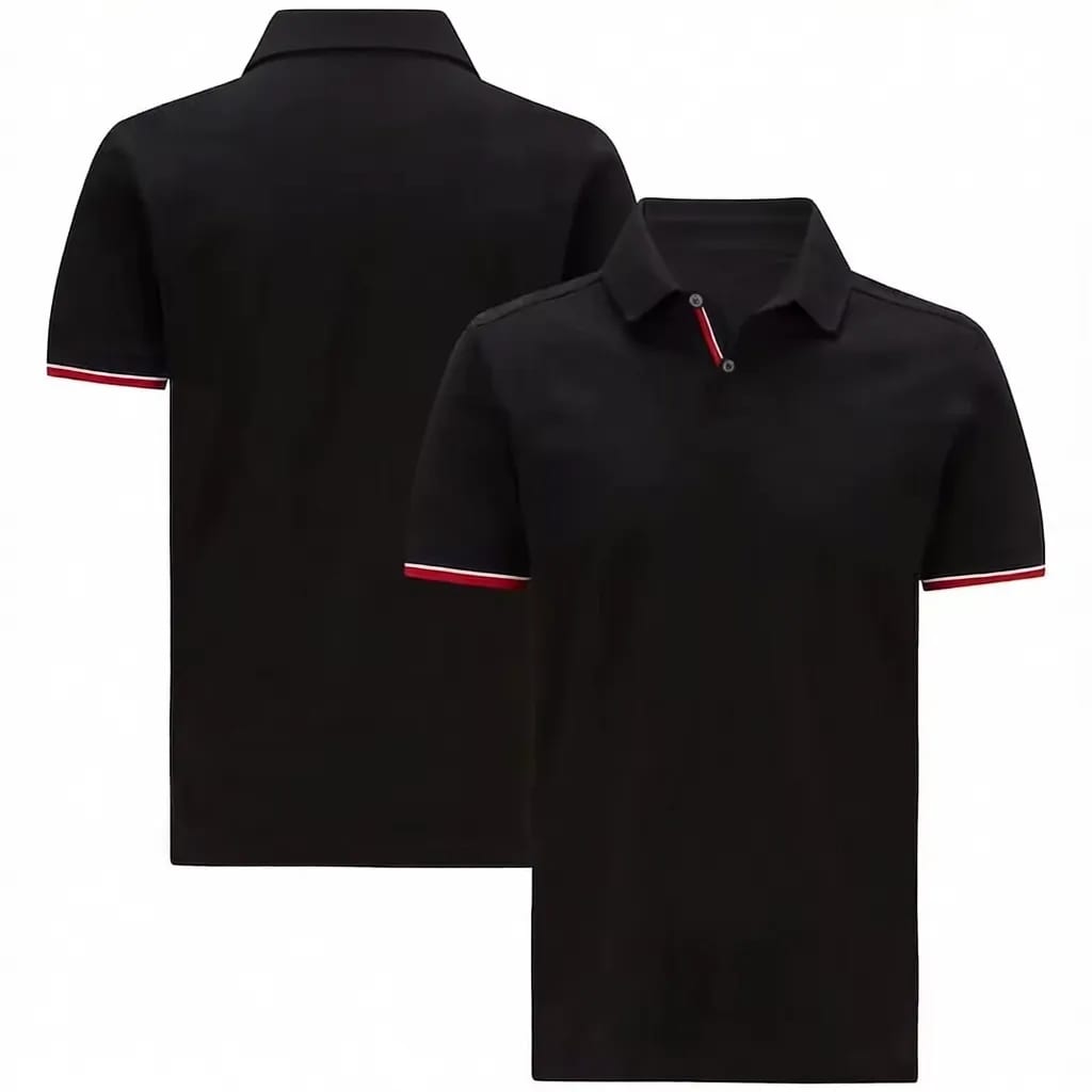 Mens Quick Dry Short Sleeve Breathable Racing Polo Shirt