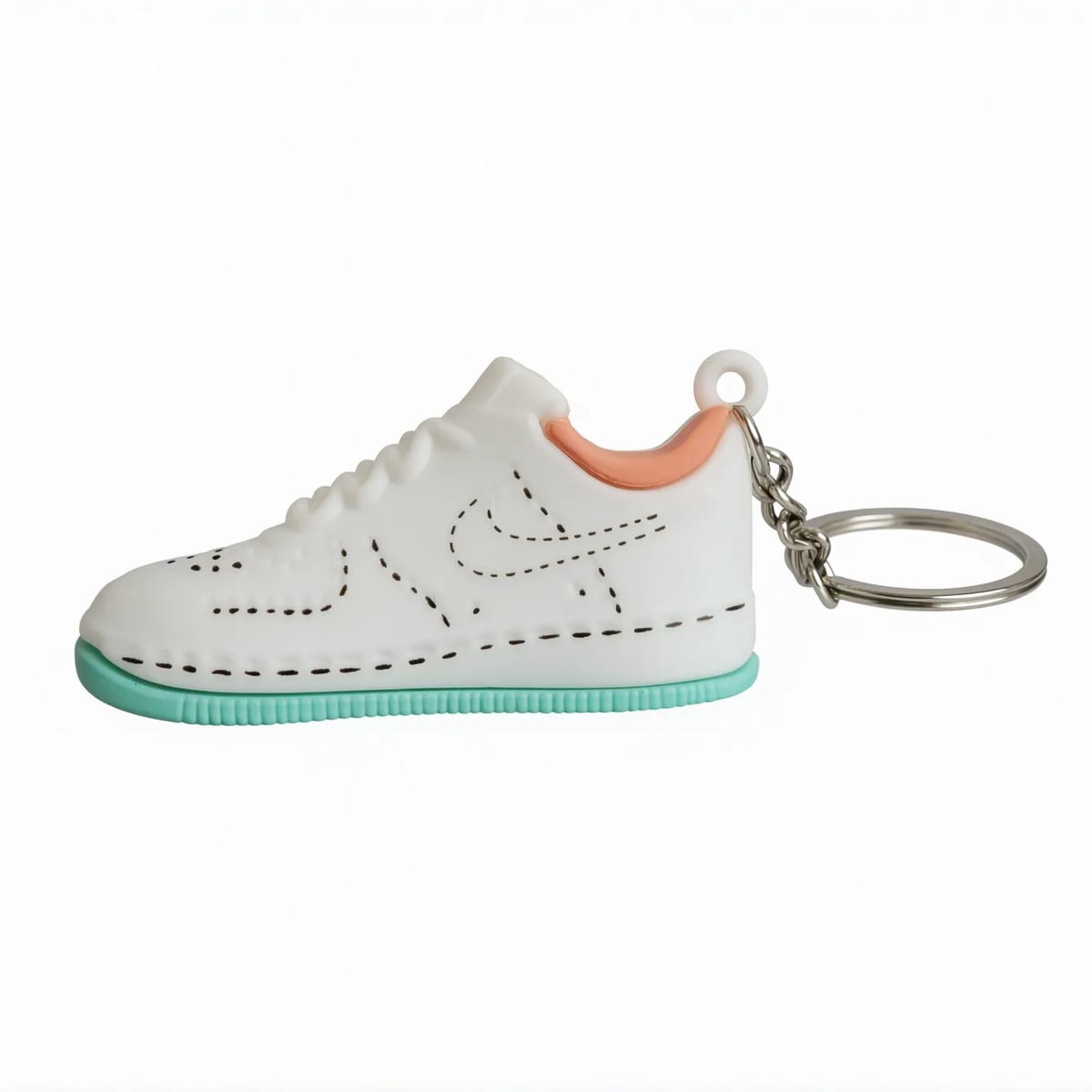 Miniature 3D Soft PVC Sneaker Keychain Ring Holder Pendant