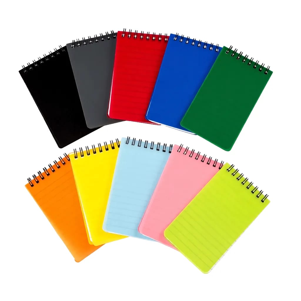 Portable Spiral Pocket Notebook 50 Page Lined Notepad 5x3