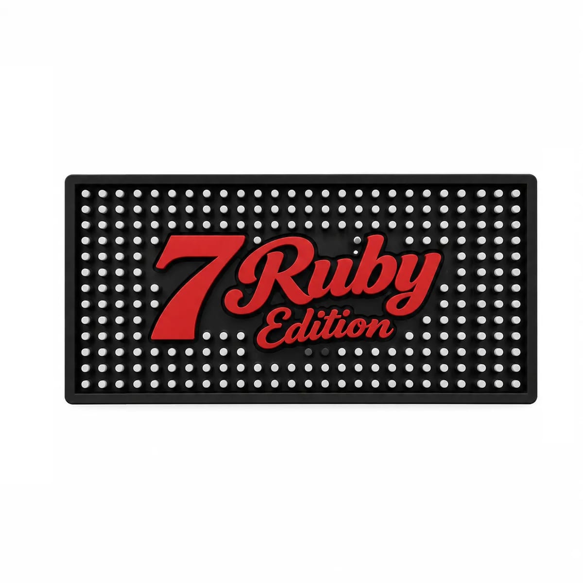 Rubber Bar Spill Service Mat 6x12 Inch PVC Countertop Pad — image 1 of 2