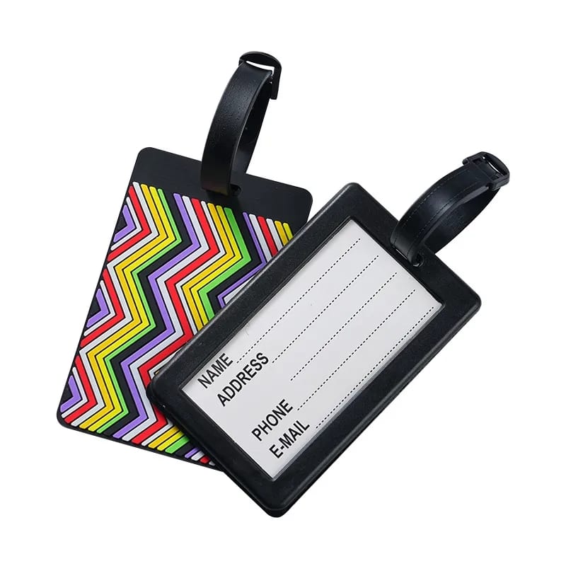 Soft PVC Rubber Luggage Tag Travel Suitcase Bag Identifier