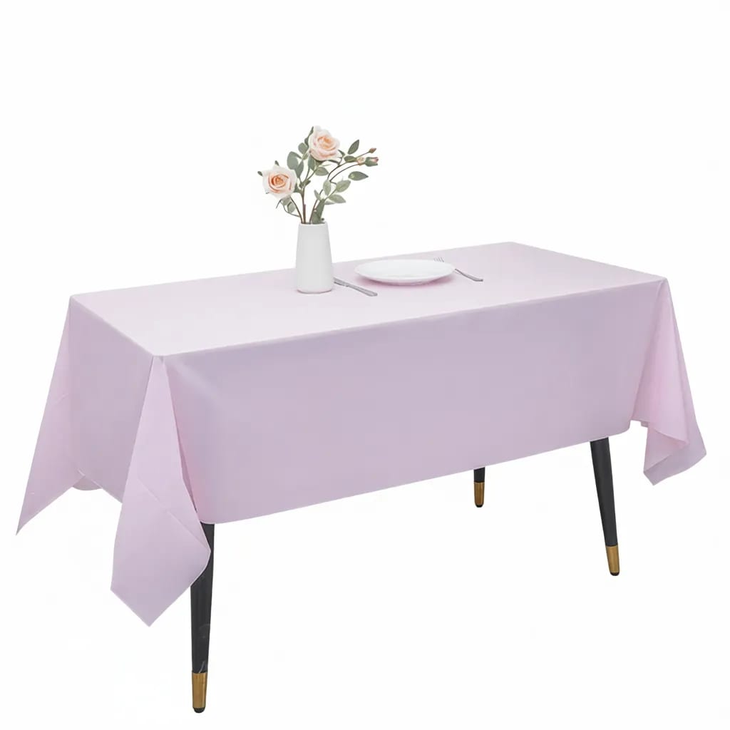 Thick Solid Color Disposable PEVA Tablecloth 54x108"