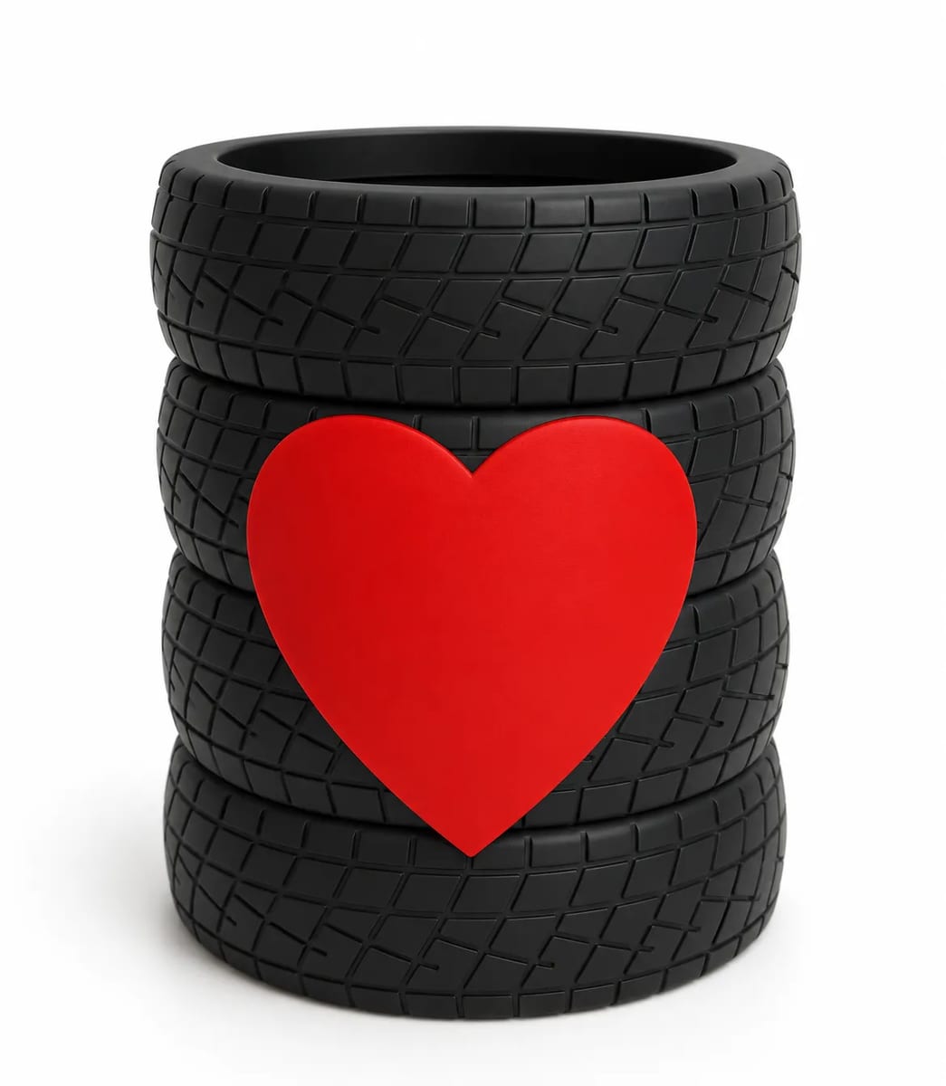 Tire Stack Cup Desk Pen Holder Insulated Can Cooler Sleeve